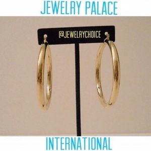 🆕14K Gold Filled 64MM Party Hoop Earrings.